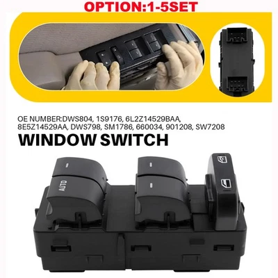 Interruptor de puerta de ventana eléctrica Master lado del conductor para Mercury Milan 06-07 1-5X Foto 1 de 4