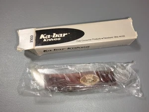 Vintage Ka-Bar 1987 Collector's Club Ltd Grizzly 1 Blade Hunter Made In USA NIB - Picture 1 of 4