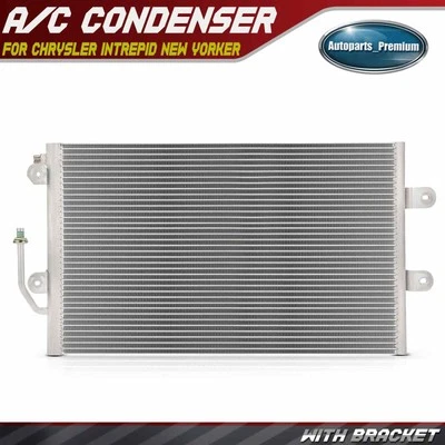 Condensador de aire acondicionado con soporte para Chrysler Intrepid New Yorker Concorde Dodge Eagle Foto 1 de 4