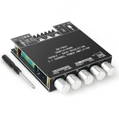 Placa Amplificador de Potencia ZK-TB21 Bluetooth5.1 TPA3116 Chip con Subwoofer 2.1 Ch... Foto 1 de 4
