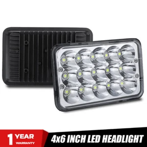 1PC 4X6"Inch LED Work Lights Spot Fog Driving Light Headlight For Jeep Truck SUV - Picture 1 of 11