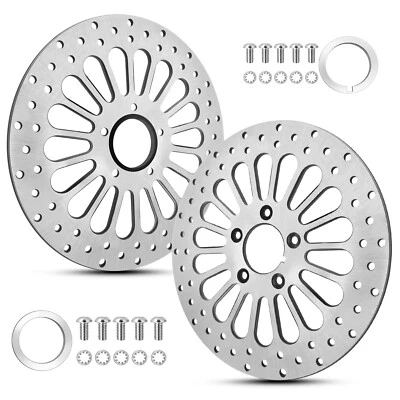 11.5" ( Front & Rear )Brake Rotors for Harley Touring Dynas Touring Sportster US Foto 1 de 4