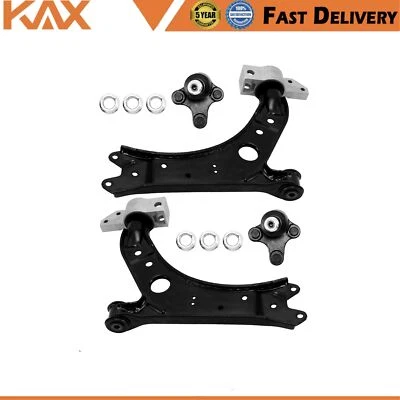 4x Front Lower Control Arms w/ Ball Joint Kit For Audi A3 2006 2007 2008 2009 - Image 1 of 4