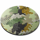 Round Mouse Mat - Girls Army RAF Camouflage Camo Office Gift #13138