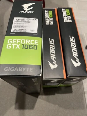 GIGABYTE AORUS GeForce GTX 1060 (rev 2.0) 6GB Graphics Cards Used - Image 1 of 3