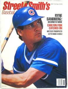 1991 STREET & SMITH BASEBALL MAGAZINE Ryne Sandberg CHICAGO CUBS Cover EX - Imagen 1 de 5