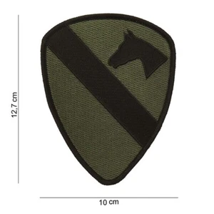 Aufnäher  US-Army  1st Cavalry    ca 10x12,7   cm in tarn - Picture 1 of 1