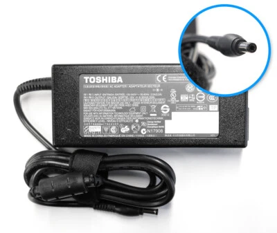 Original Toshiba Netzteil 120 Watt 19V / 6,32A - 5.5 mm, 2.5 mm - für Satellite - Bild 1 von 4