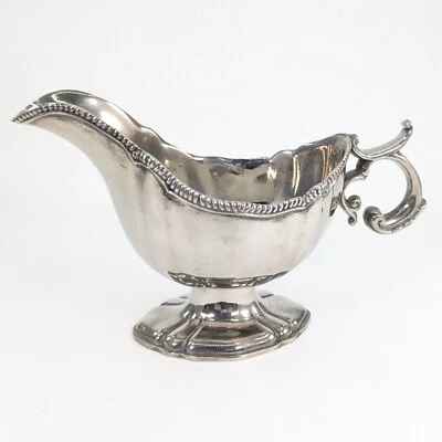 复古镀银重船带装饰手柄香港制造 7x5.5x4 — 第 1/4 张图片