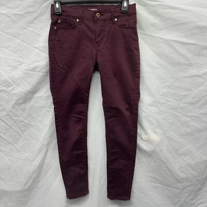 Burgundy Denizen Levi's The Jeggings Girls Sz 14- Adjustable- Rose Gold Accents - Picture 1 of 11