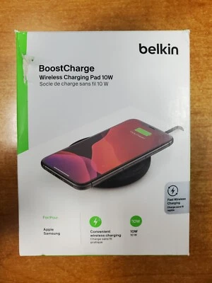 Belkin Boost Charge 10W Qi Wireless Charging Pad for Apple/Samsung DAMG BOX E11B - Image 1 of 4