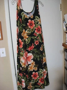 J&JL Hibiscus Flowers Colorful Midi Summer Dress! MINT! - Picture 1 of 4