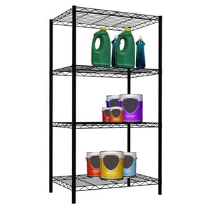 Basics 4-Shelf Narrow Adjustable Heavy Duty Storage Shelving Shelf (250 lbs load - Bild 1 von 13