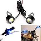 2x Motorcycle Headlight Spotlight Lamp Blue LED Front Fog Daytime Running Light
