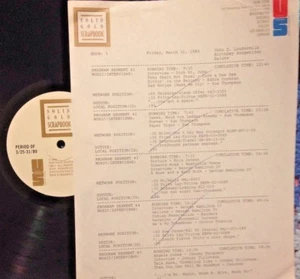 3/31/89 SOLID GOLD SCRAPBOOK SALUTES SONGWRITER JOHN D. LOUDERMILK, 4 INTERVIEWS - Picture 1 of 1