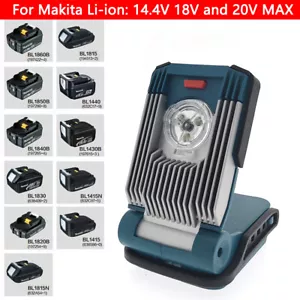 LED Work Light Replace For Makita14.4V/18V Li-ion Flash Torches Light Site Light - Picture 1 of 12