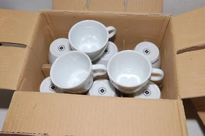 9x Nespresso Professional Cappuccino Espresso Coffee White Cup Made in Portugal - Picture 1 of 5