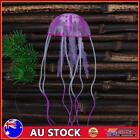 Glowing Jellyfish Decor Floating Silicone For Aquarium Fish Tank (purple)