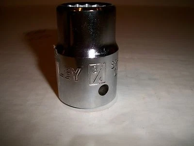 NUEVO STANLEY 3/4 pulgadas Drive 3/4 pulgadas 12 puntos enchufe Foto 1 de 3