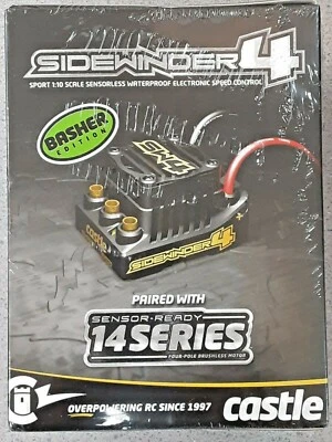 Castle Creations Sidewinder SW4 Waterproof 1/10 ESC/Motor Combo w/1406 5700kV - Image 1 of 4