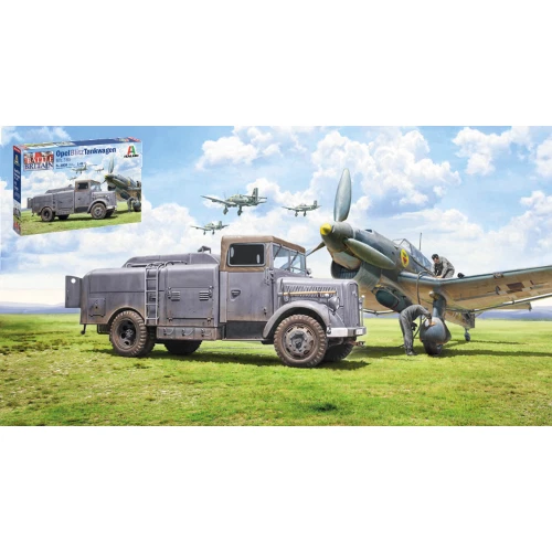 Italeri Model compatibile con Opel Blitz Tankwagen Kfz.385 Battle of Britain 80t
