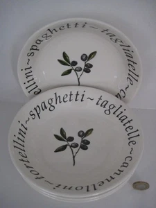 5 x POSATE CREATIVE DA TAVOLA DOLCI CEREALI ITALIANI PICCOLA CIOTOLA PASTA 7,5 pollici OLIVA - Foto 1 di 11