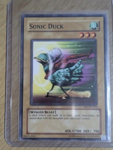 Yu-Gi-Oh Sonic Duck DR1-EN112 Rare Misprint Near Mint Missing Description Line - Picture 1 of 2