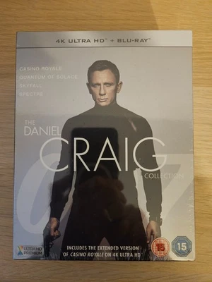 The Daniel Craig 007 - 4 Film Collection - 4K UHD + Blu-ray  BRAND NEW & SEALED - Image 1 of 4