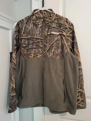 Chaqueta polar Magellan Outdoors para hombre cremallera completa XL roble musgo camuflada Foto 1 de 4