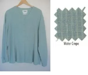 Neu mit Etikett Flachs gemäßigtes Viskose Langarm/Ärmel SINCERE SHIRT Größe & Farbe auswählen $ 80+ Wert - Bild 1 von 5