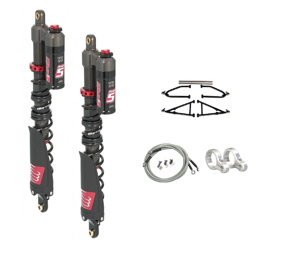 Kit de amortecedores dianteiros LSR Lone Star Sport A-Arms Elka Stage 5 LT-R450 LTR450 - Imagem 1 de 3