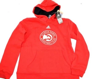 Adidas NBA Youth/Kids Atlanta Hawks Performance Hoodie Hooded Sweatshirt Size M - Picture 1 of 4