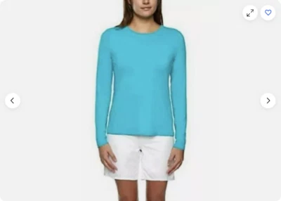 Повесить десять женщин длинным рукавом T рубашка верхний птица молнии карман (синий птица, маленький) новый с Ярлыками - Изображение 1 из 4