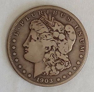 1903 S MORGAN SILVER DOLLAR US Very Tough Date US SAN FRANCISCO MINT COIN 41721B - Picture 1 of 4