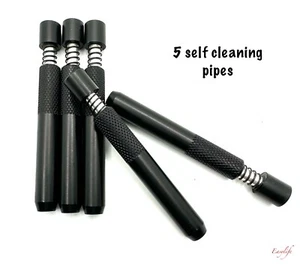 Pipa para fumar tabaco murciélago de metal autolimpiante One Hitter 5 unidades ENVÍO EL MISMO DÍA - Imagen 1 de 4