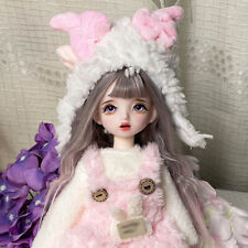 1/6 BJD Doll 30cm Girl Doll with Handmade Full Set Outfits Wigs Kids Toy Gift