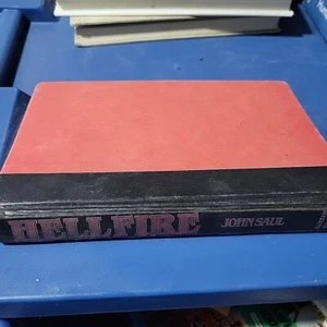 HELL FIRE HARD COVER BOOK BY JOHN SAUL BOOK CLUB EDITION 1986 - Picture 1 of 3