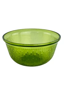 Bartlett Collins Old Hickory Green Glass Mixing Bowl Small Size Textured Vintage - Picture 1 of 16