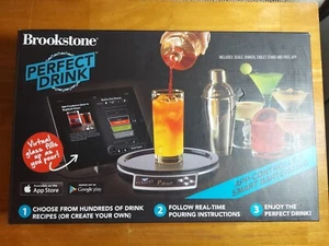 Perfect Drink Smart Bartending System App Controlled Scale Brookstone NEW - Picture 1 of 2