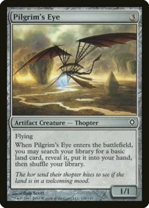 1x FOIL Pilgrim's Eye WWK #128 MTG Magic English casi nuevo/sin jugar tarjeta C común - Imagen 1 de 1