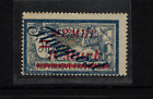 GERMANY MEMEL 1922-THE 9/5M/FR BLACKLISH BLUE/OCHRE MH  PERF 14X13 1/2 SEE SCAN