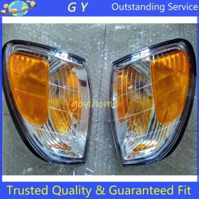2x Cubierta de luz de giro de esquina de señal izquierda derecha para Toyota Land Cruiser LC100 98-07 Foto 1 de 2