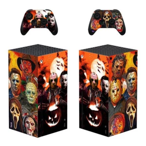 Michael Xbox Series X Horror Decal Wrap Jason Console Skin Sticker Halloween - Picture 1 of 72
