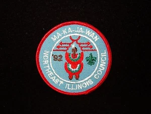 BOY SCOUT MA KA JA WAN SCOUT RES 1992 PP NORTHEAST ILLINOIS CNCL - Picture 1 of 1