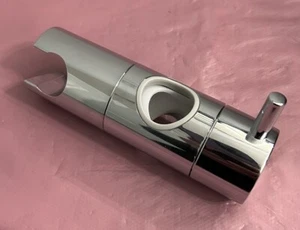 Shower Head Holder Adjustable Bathroom Chrome Riser Shower Head Holder 19mm - Picture 1 of 5
