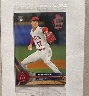 SEALED 2018 Topps National Baseball Card Day Shohei Ohtani Rookie Angels #AA-10 - Image 1 of 4