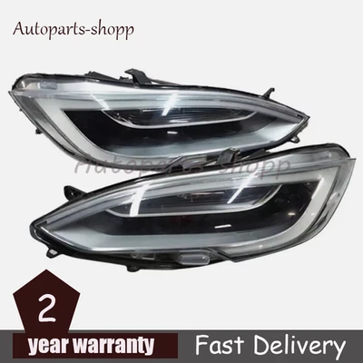 For Tesla Model S 2016-2020 1053570, 1053571 New Pair Headlight Assembly  - Image 1 of 4