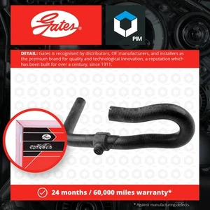 Heater Hose fits FIAT DUCATO 244 2.0 02 to 06 RFL Coolant Gates 46723318 Quality - Picture 1 of 2