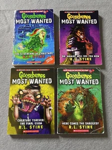 Goosebumps Most Wanted LOT 4 Books Special #2, 5, 6, 9 RL Stine 2013-2016 - Foto 1 di 6