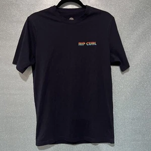 Rip curl T-shirt Rainbow Text Size S UPF 50+ - Picture 1 of 3